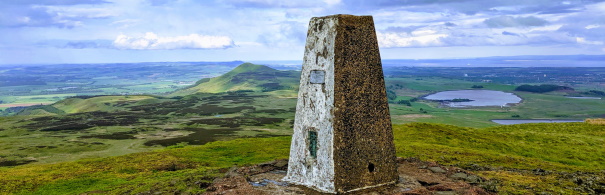 View to East Lomond Hill from West Lomond Hill