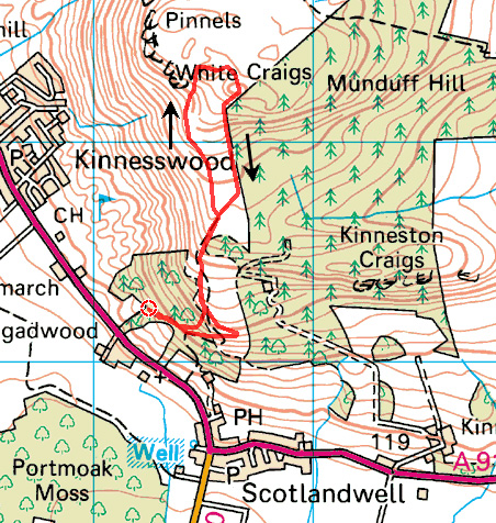 Bishop hill Race Map
